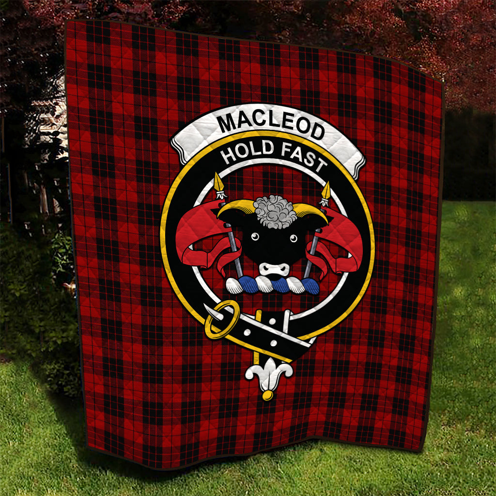 macleod-of-raasay-highland-tartan-quilt-with-family-crest