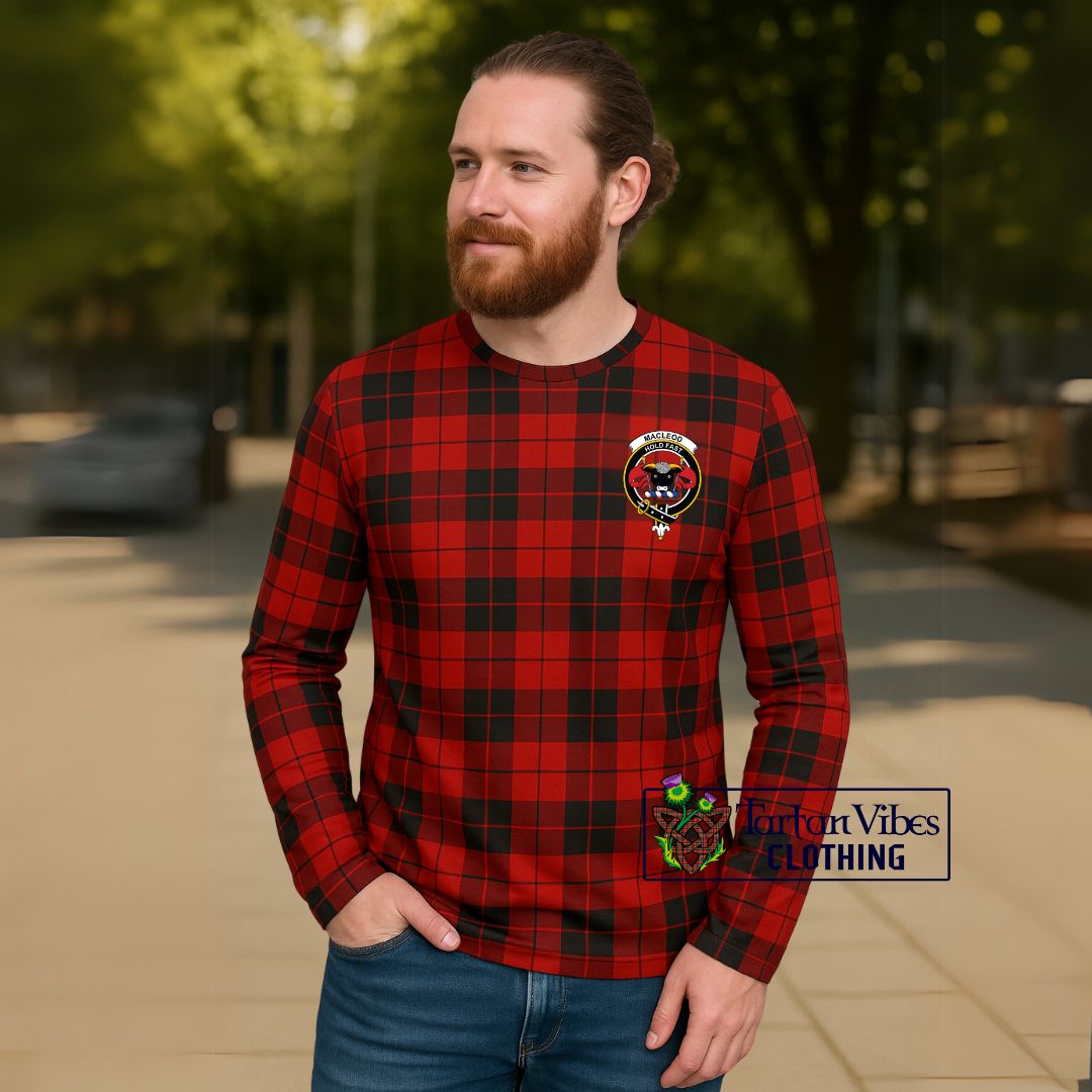 MacLeod of Raasay Tartan Long Sleeve T-Shirt with Family Crest