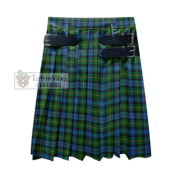 MacLeod of Skye Tartan Men's Pleated Skirt - Fashion Casual Retro Scottish Kilt Style