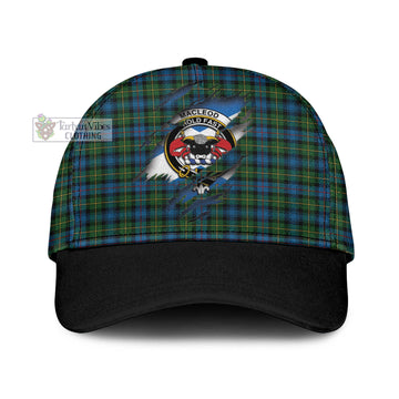 MacLeod of Skye Tartan Classic Cap with Family Crest In Me Style