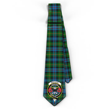 MacLeod of Skye Tartan Classic Necktie with Family Crest