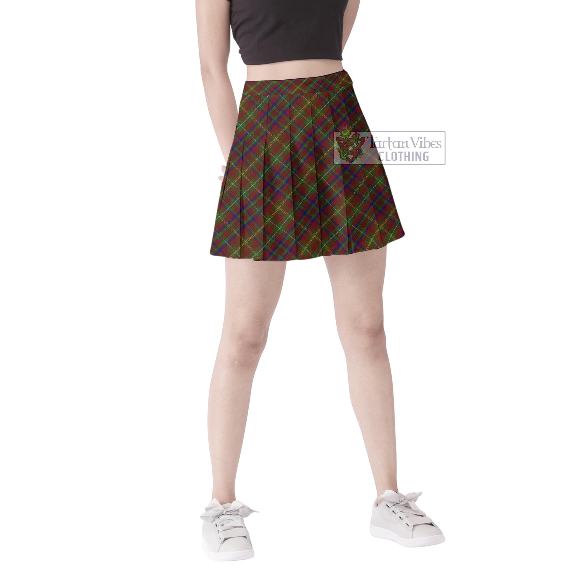 MacMaster (McMaster) Tartan Women's Plated Mini Skirt Cross Style Female - Tartan Vibes Clothing