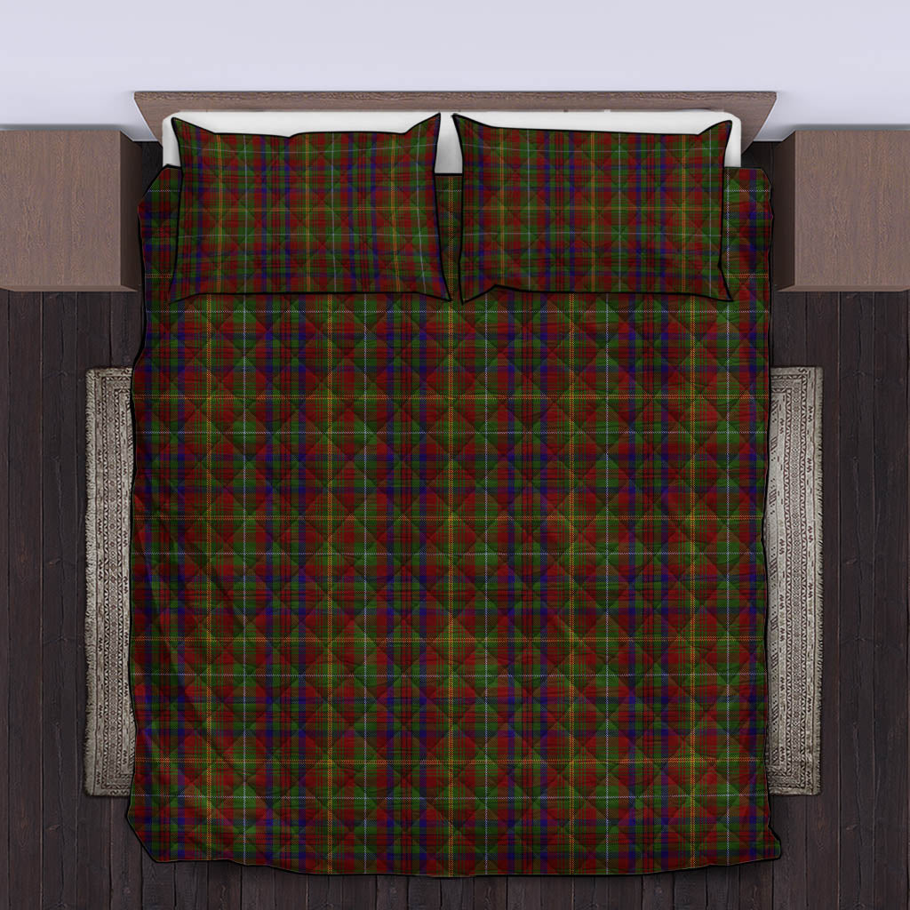 MacMaster (McMaster) Tartan Quilt Bed Set King - Tartan Vibes Clothing