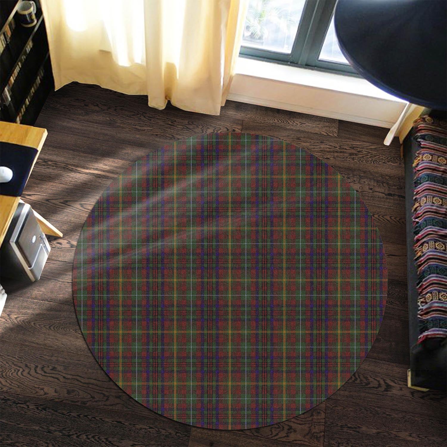 MacMaster (McMaster) Tartan Round Rug Premium Round Rug - Tartan Vibes Clothing