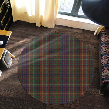 MacMaster (McMaster) Tartan Round Rug Premium Round Rug - Tartan Vibes Clothing