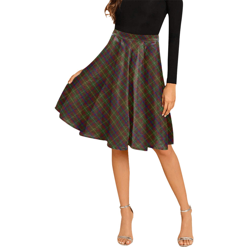 MacMaster (McMaster) Tartan Melete Pleated Midi Skirt Cross Style Female - Tartan Vibes Clothing