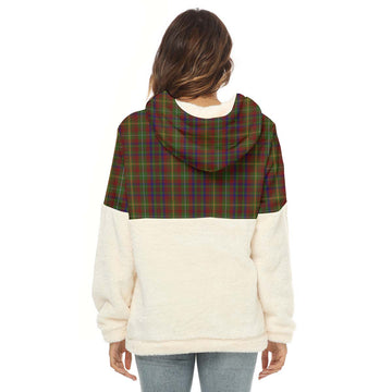MacMaster (McMaster) Tartan Half Style Women's Borg Fleece Hoodie with Half Zip - Tartan Vibes Clothing