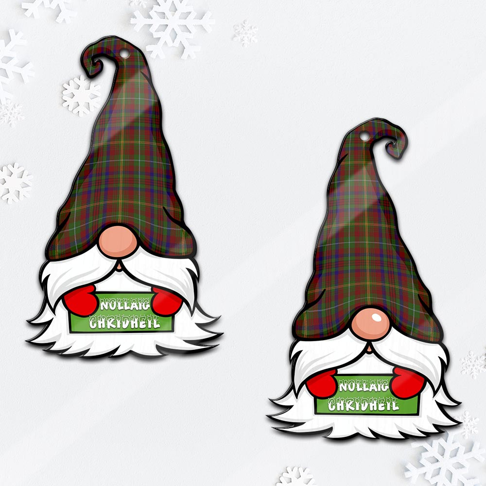 MacMaster (McMaster) Gnome Christmas Ornament with His Tartan Christmas Hat - Tartan Vibes Clothing