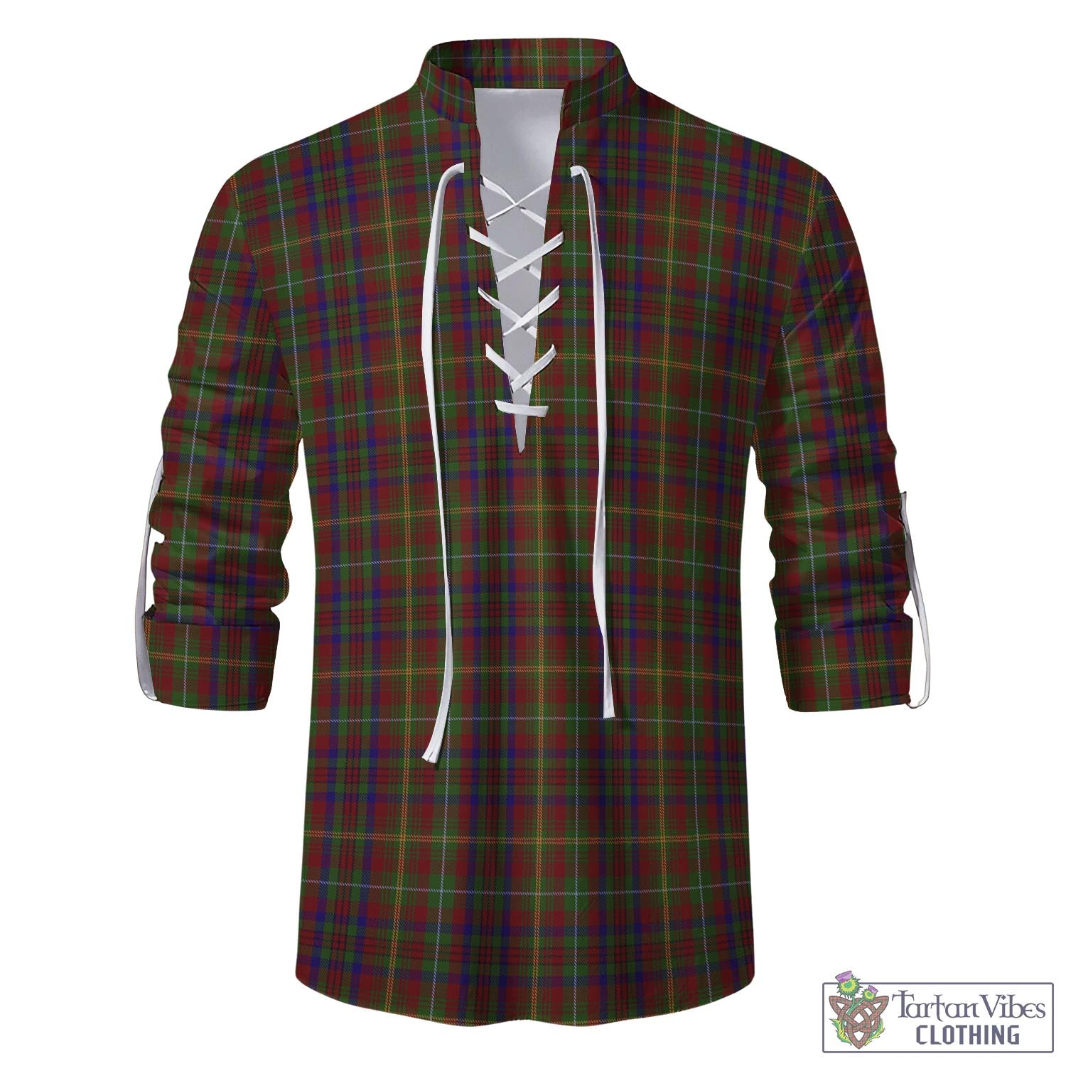 MacMaster (McMaster) Tartan Men's Scottish Traditional Jacobite Ghillie Kilt Shirt - Tartan Vibes Clothing