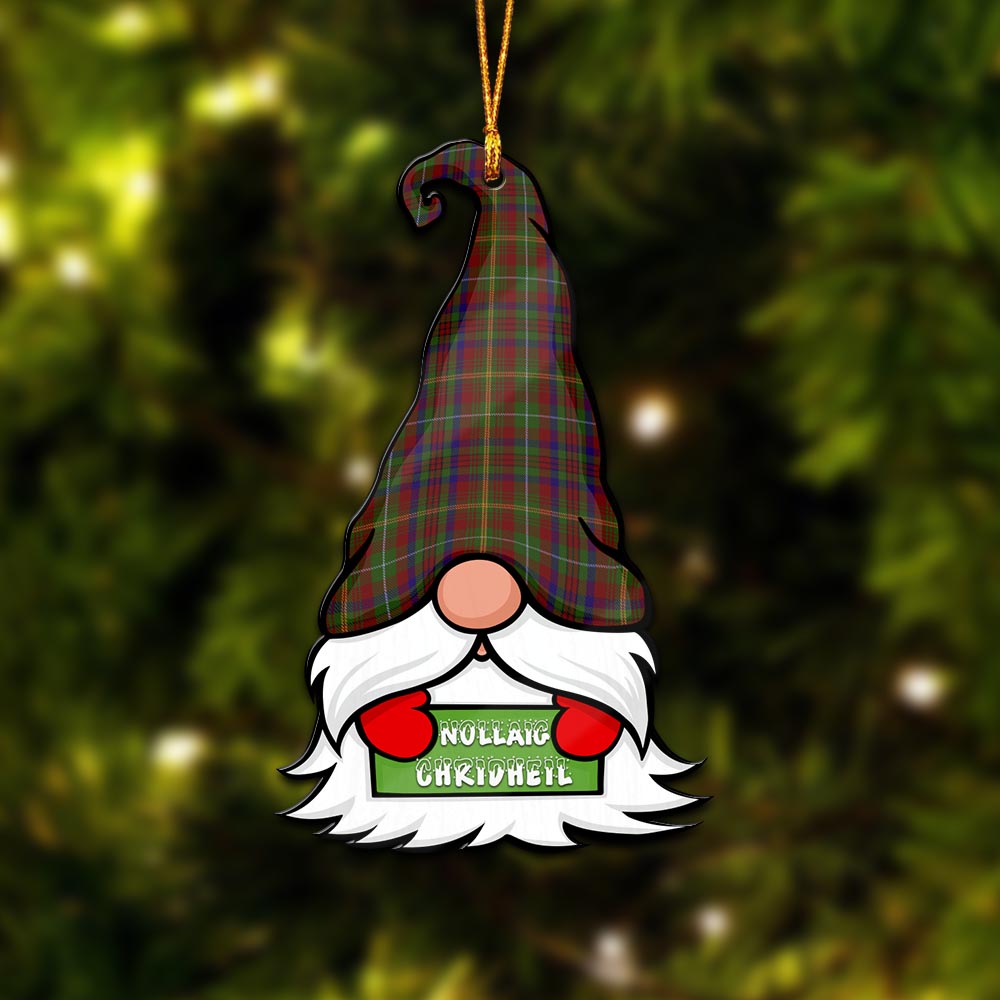 MacMaster (McMaster) Gnome Christmas Ornament with His Tartan Christmas Hat - Tartan Vibes Clothing