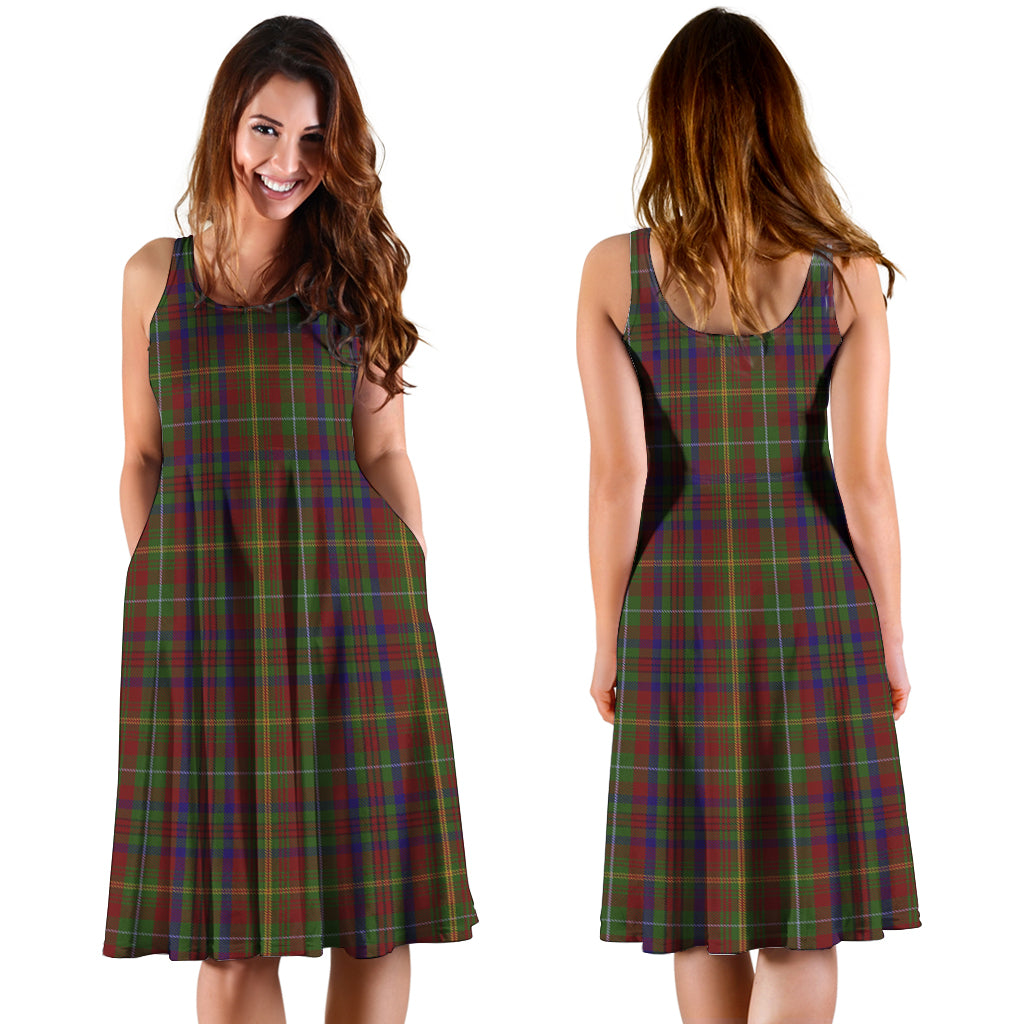 MacMaster (McMaster) Tartan Sleeveless Midi Womens Dress - Tartan Vibes Clothing