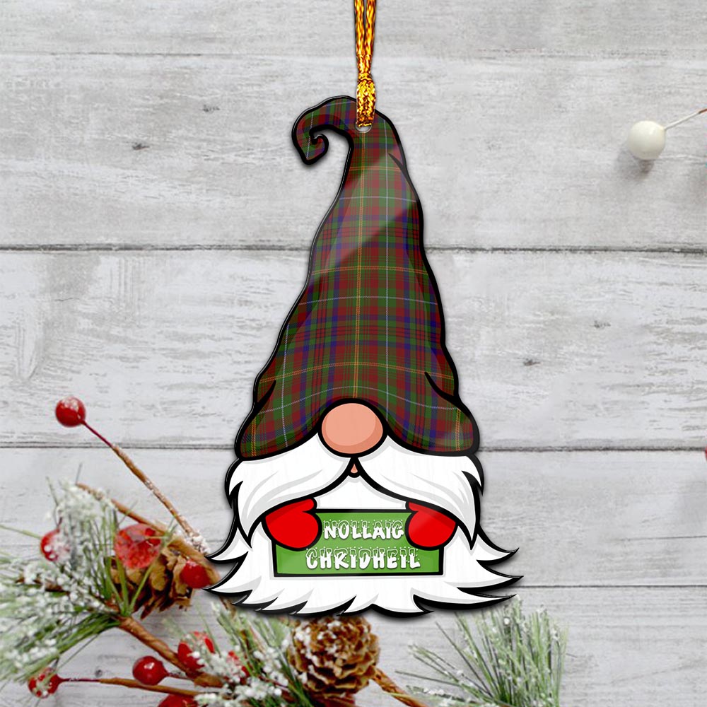 MacMaster (McMaster) Gnome Christmas Ornament with His Tartan Christmas Hat - Tartan Vibes Clothing