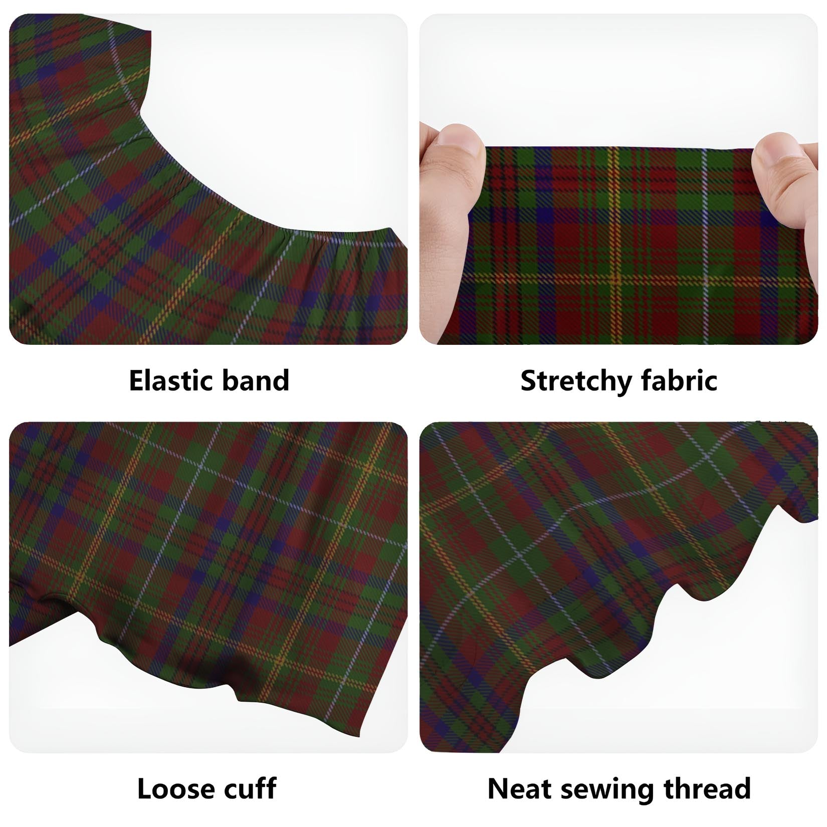MacMaster (McMaster) Tartan Off Shoulder Long Dress - Tartan Vibes Clothing