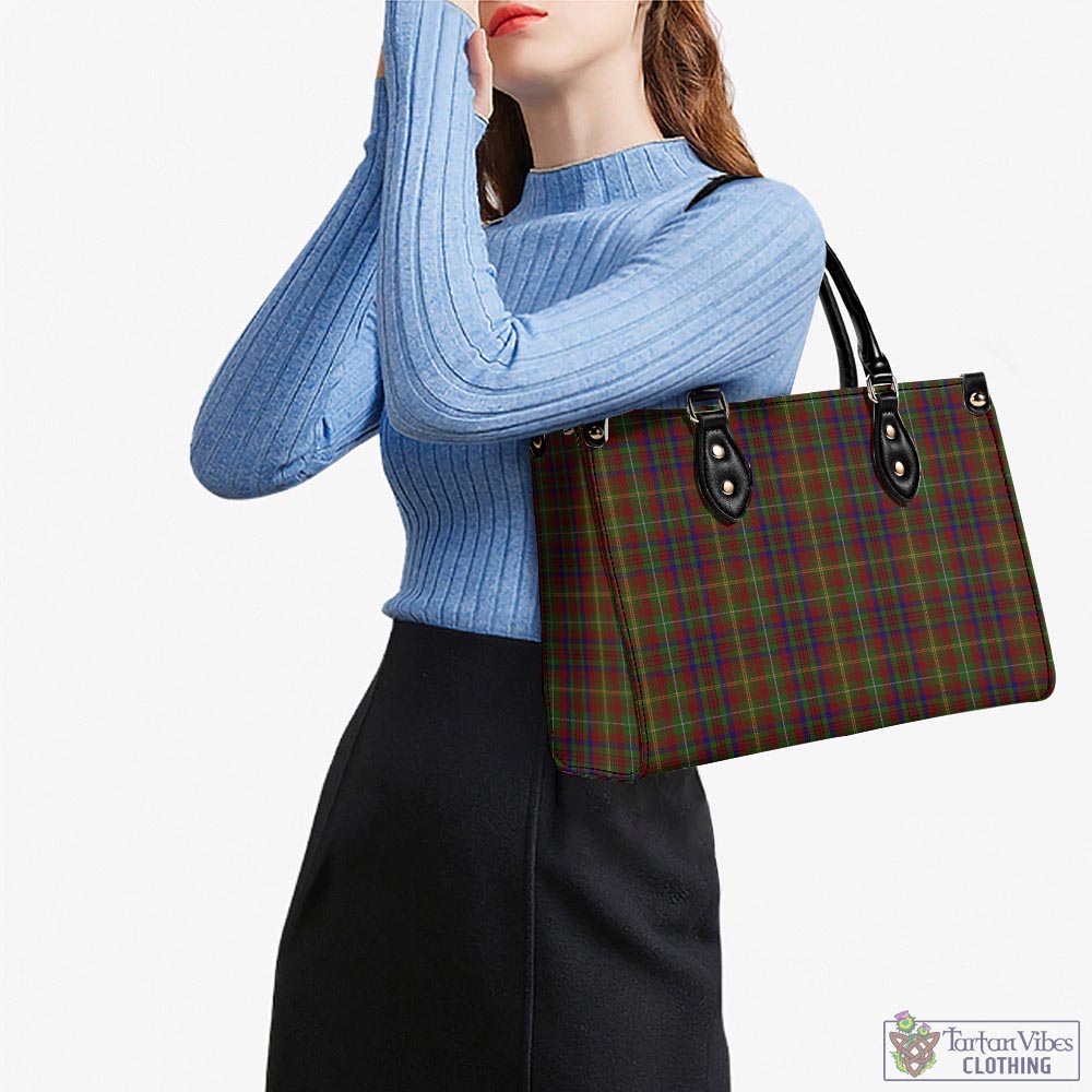 MacMaster (McMaster) Tartan Luxury Leather Handbags - Tartan Vibes Clothing