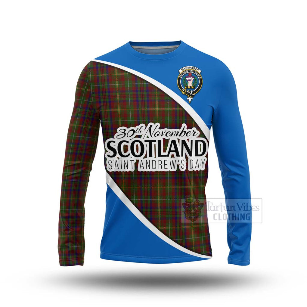 MacMaster (McMaster) Family Crest Tartan Long Sleeve T-Shirt Celebrate Saint Andrew's Day in Style Unisex - Tartan Vibes Clothing