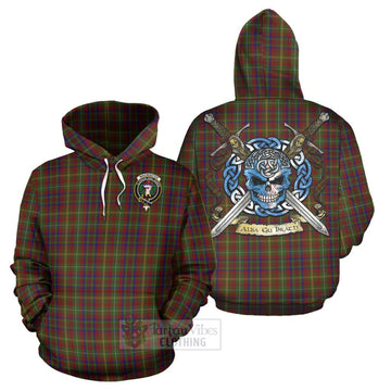 MacMaster (McMaster) Tartan Hoodie with Family Crest Celtic Skull Style Zip Hoodie - Tartan Vibes Clothing