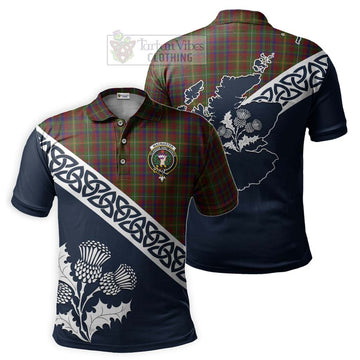 MacMaster (McMaster) Tartan Polo Shirt Featuring Thistle and Scotland Map Kid - Tartanvibesclothing Store