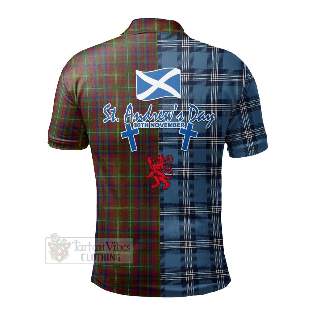MacMaster (McMaster) Tartan Polo Shirt Happy St. Andrew's Day Half Tartan Style - Tartan Vibes Clothing