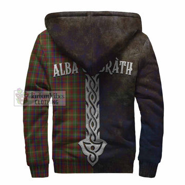 MacMaster (McMaster) Tartan Family Crest Sherpa Hoodie Alba Gu Brath Be Brave Lion Ancient Style
