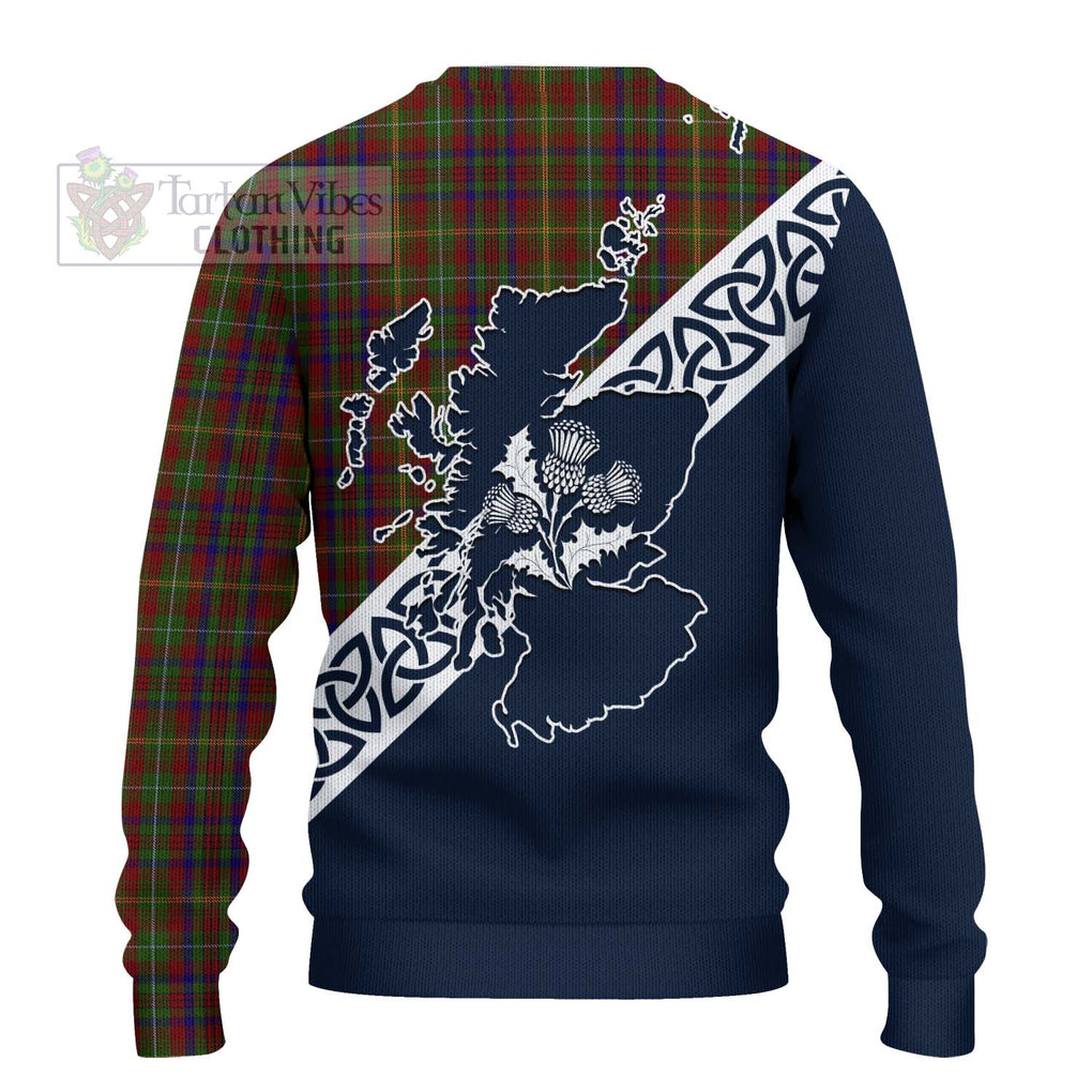MacMaster (McMaster) Tartan Ugly Sweater Featuring Thistle and Scotland Map - Tartan Vibes Clothing