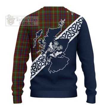 MacMaster (McMaster) Tartan Ugly Sweater Featuring Thistle and Scotland Map - Tartan Vibes Clothing