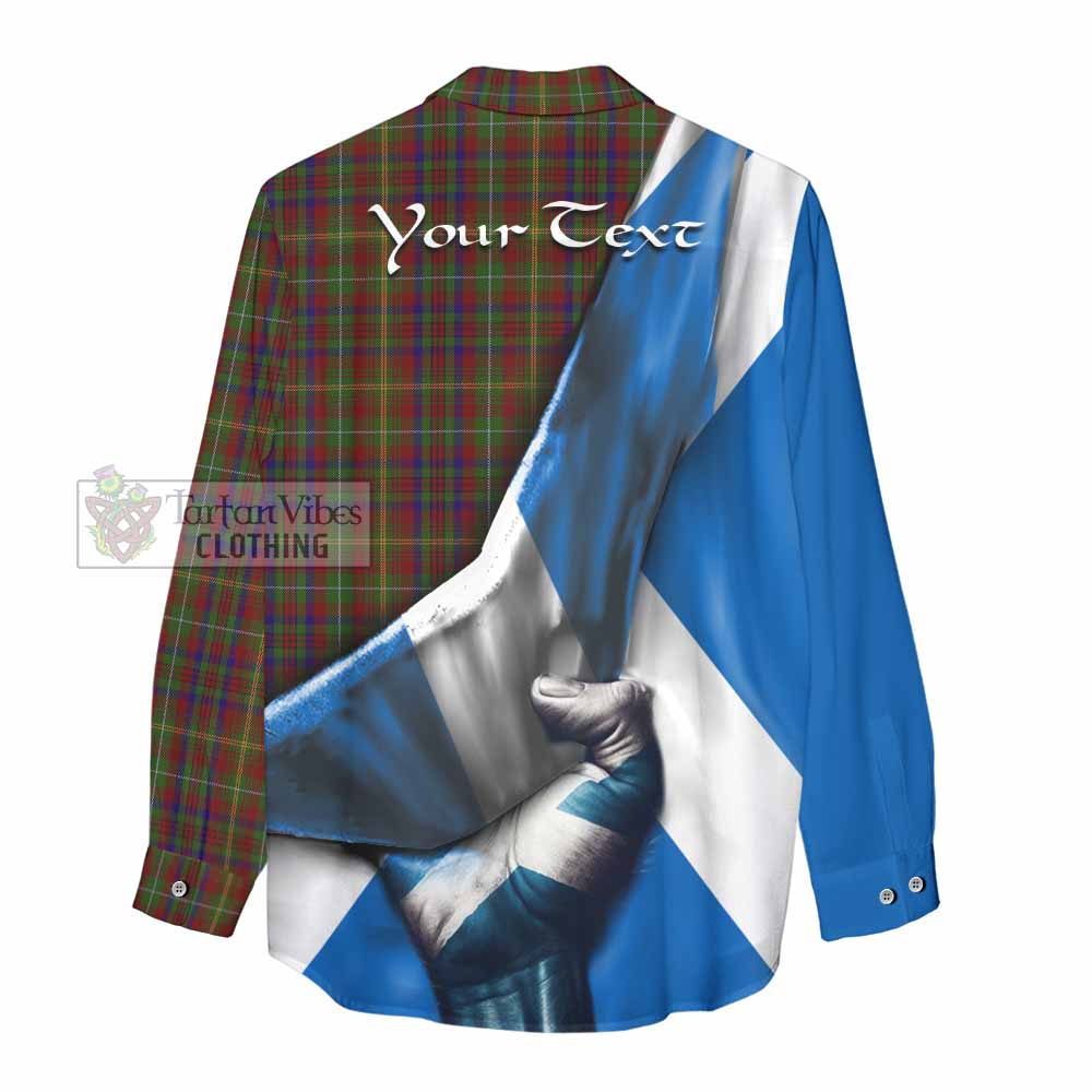 MacMaster (McMaster) Tartan Women's Casual Shirt with Family Crest Scotland Patriotic Style - Tartan Vibes Clothing