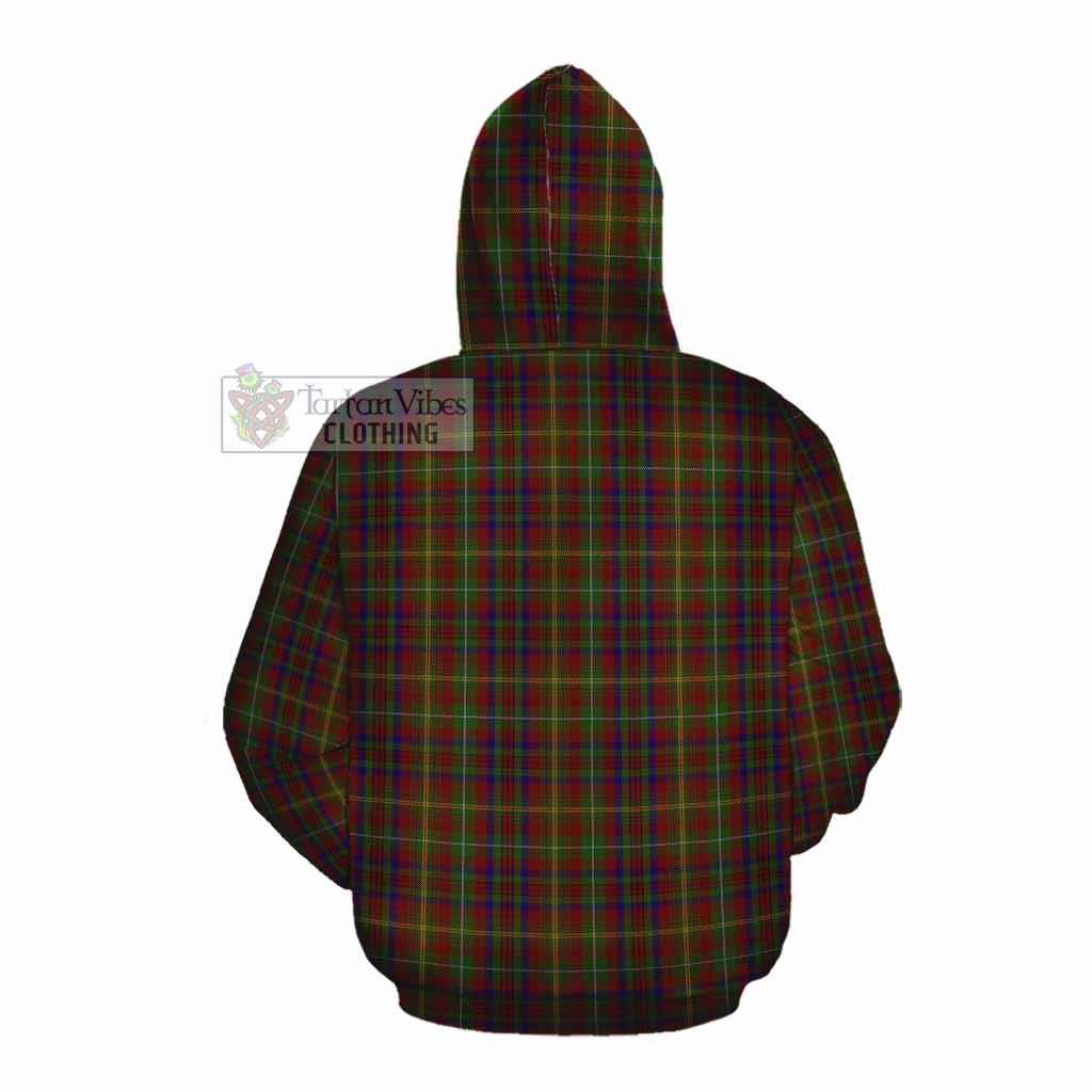 MacMaster (McMaster) Tartan Cotton Hoodie with Family Crest DNA In Me Style Pullover Hoodie - Tartan Vibes Clothing