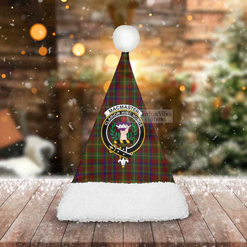 MacMaster (McMaster) Tartan Christmas Santa Hats with Family Crest - Tartan Vibes Clothing