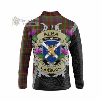 MacMaster (McMaster) Tartan Family Crest Long Sleeve Polo Shirt Lion Rampant Royal Thistle Shield Celtic Inspired - Tartan Vibes Clothing