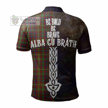 MacMaster (McMaster) Tartan Family Crest Polo Shirt Alba Gu Brath Be Brave Lion Ancient Style
