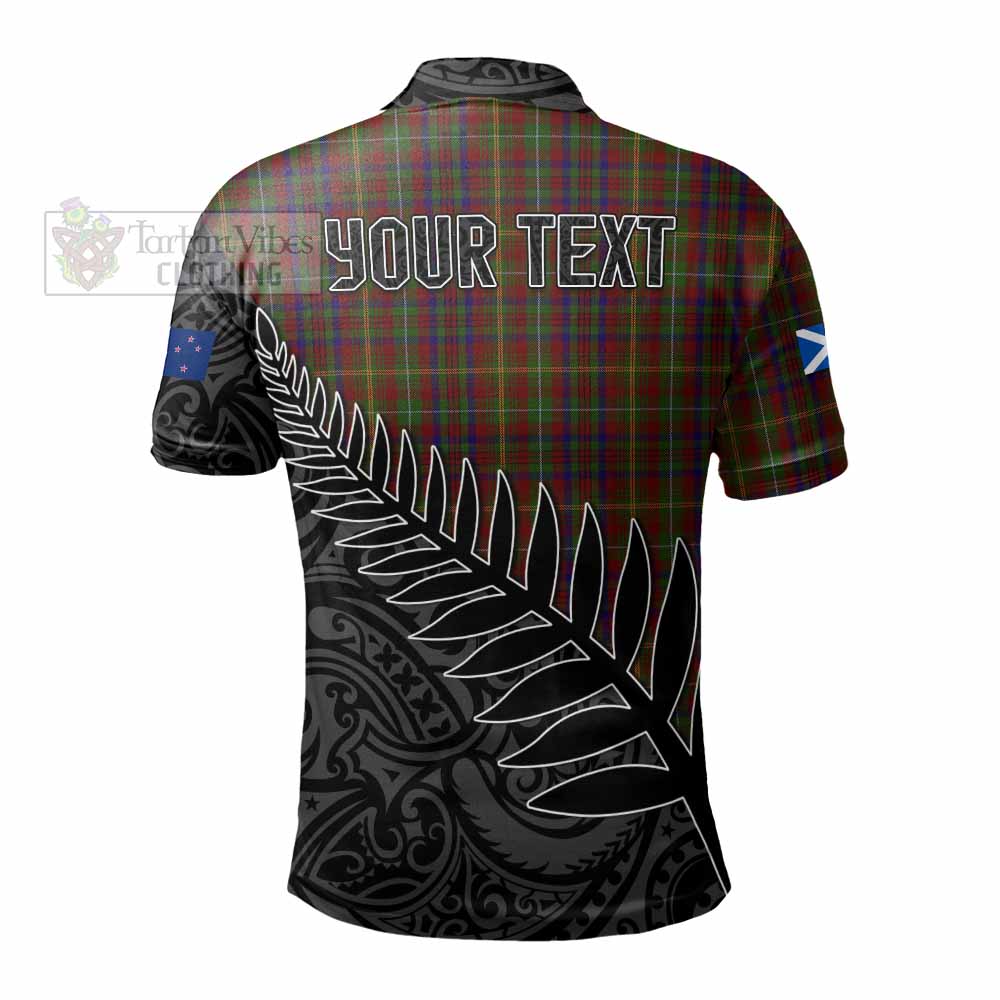 MacMaster (McMaster) Crest Tartan Polo Shirt with New Zealand Silver Fern Half Style - Tartan Vibes Clothing