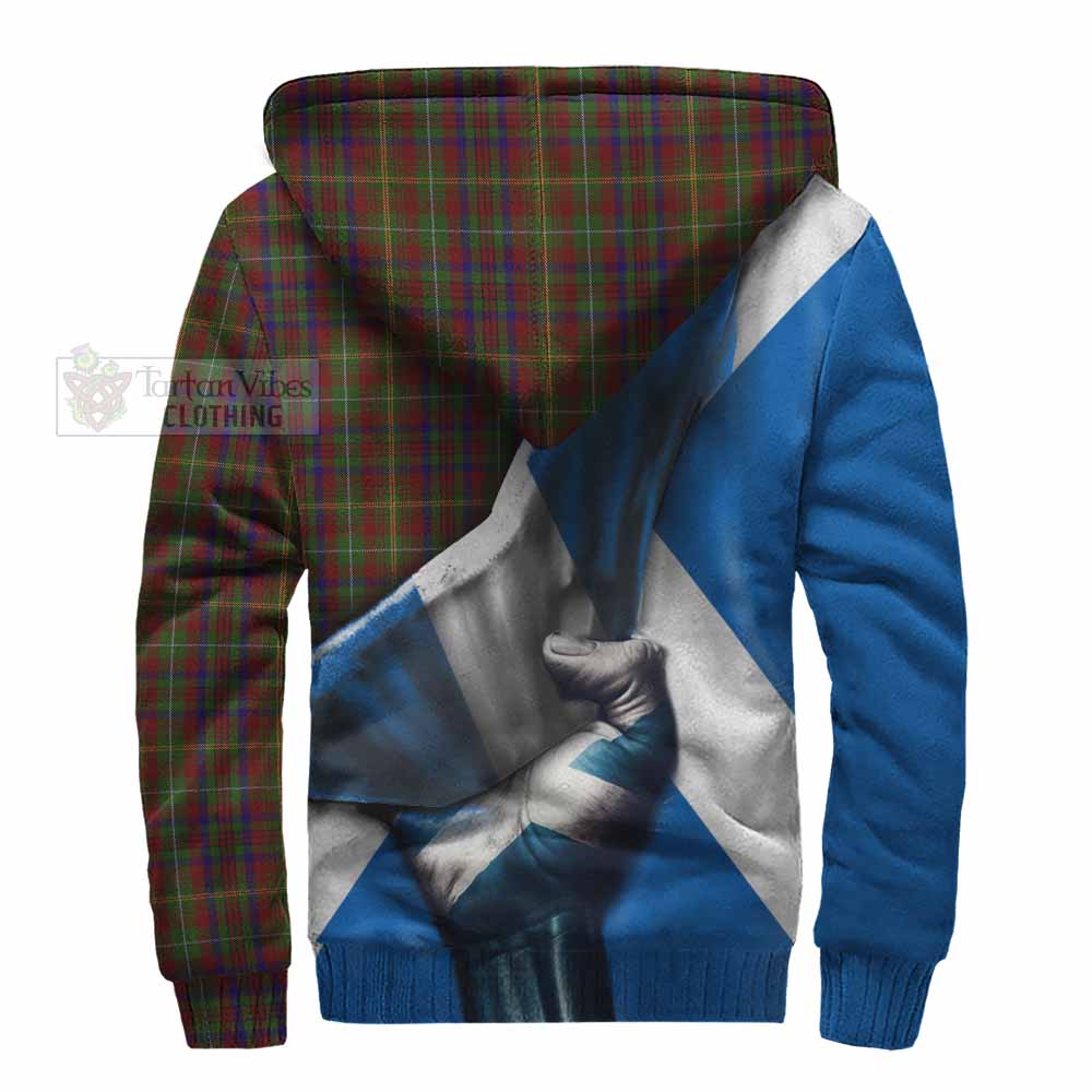 MacMaster (McMaster) Tartan Sherpa Hoodie with Family Crest Scotland Patriotic Style - Tartan Vibes Clothing