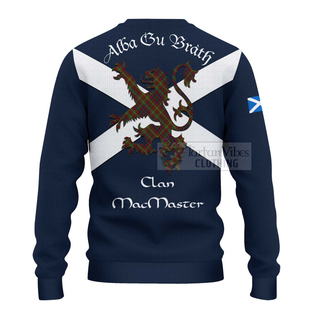 MacMaster (McMaster) Tartan Lion Rampant Ugly Sweater Proudly Display Your Heritage with Alba Gu Brath and Clan Name - Tartan Vibes Clothing