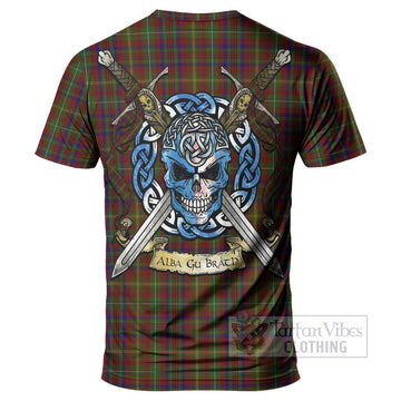 MacMaster (McMaster) Tartan T-Shirt with Family Crest Celtic Skull Style - Tartan Vibes Clothing