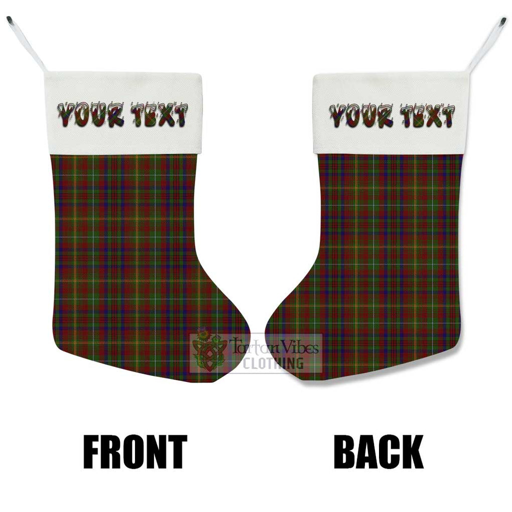 MacMaster (McMaster) Tartan Christmas Stocking with Personalized Text - Tartan Vibes Clothing
