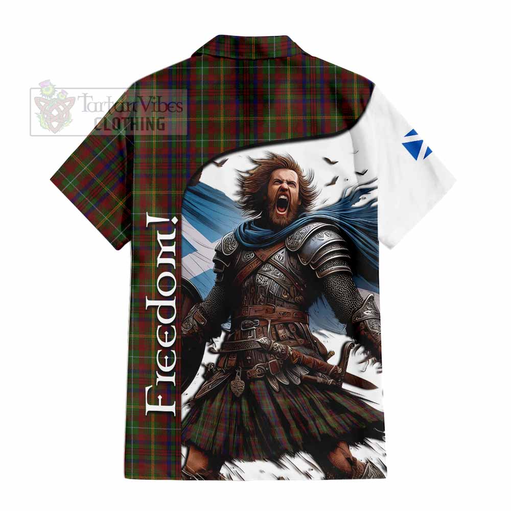 MacMaster (McMaster) Crest Tartan Hawaiian Shirt Inspired by the Freedom of Scottish Warrior - Tartan Vibes Clothing