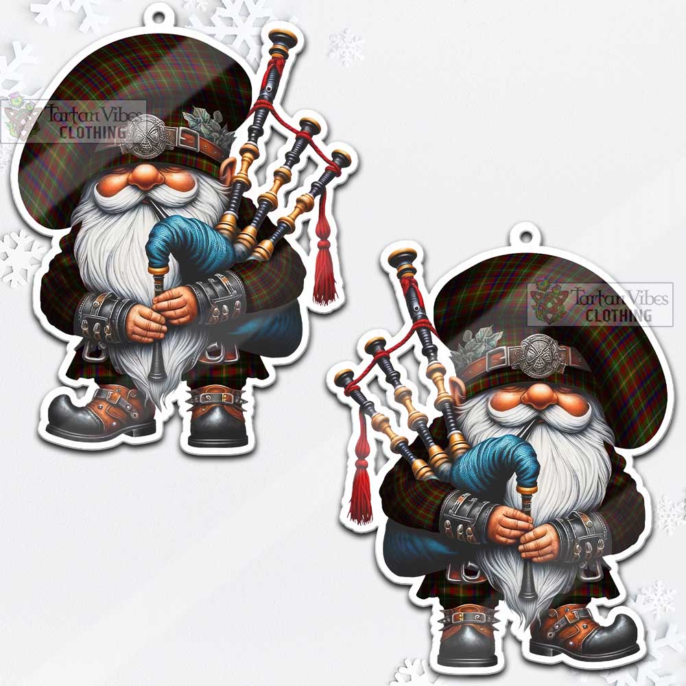 MacMaster (McMaster) Tartan Bagpiper Gnome Christmas Ornament - Tartan Vibes Clothing