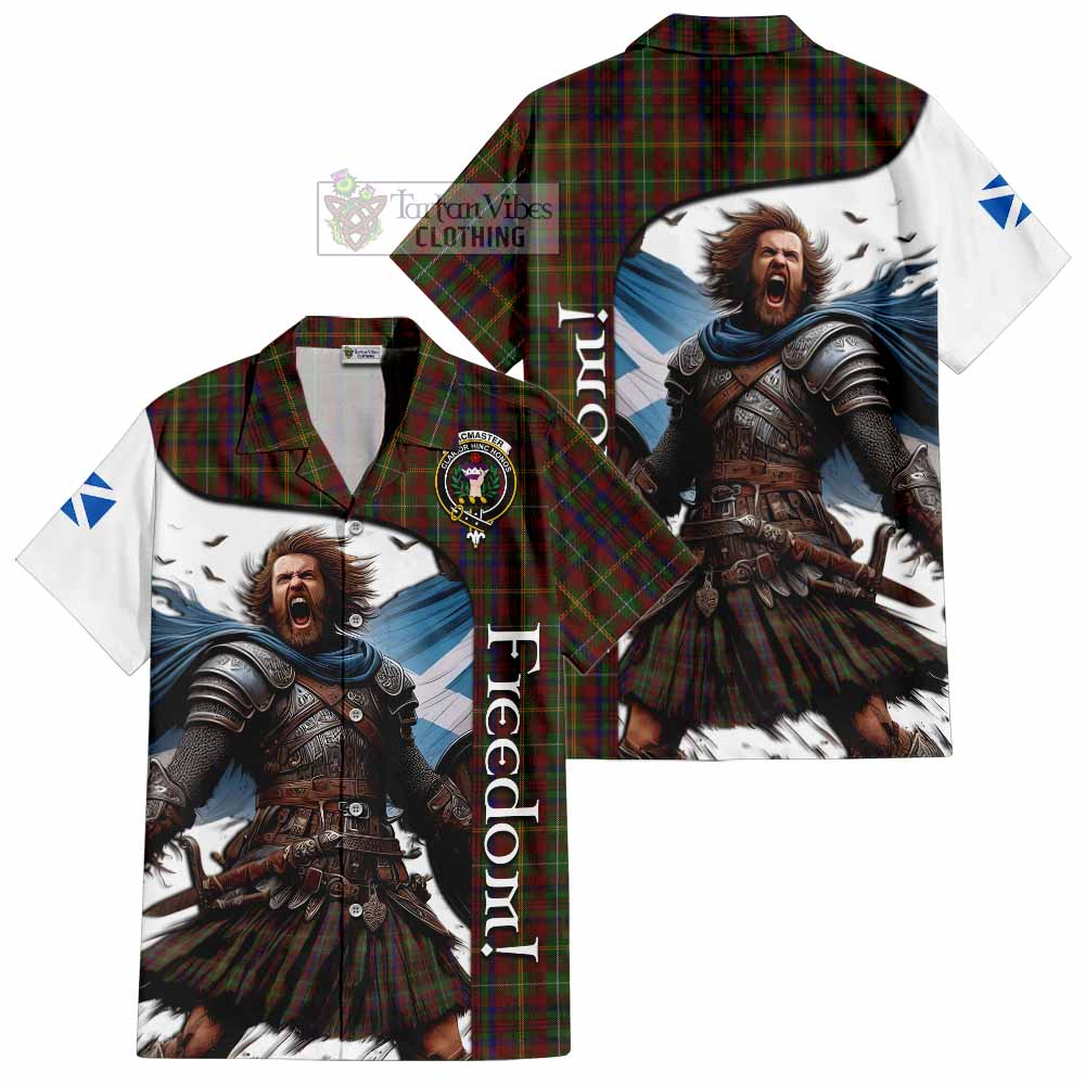 MacMaster (McMaster) Crest Tartan Hawaiian Shirt Inspired by the Freedom of Scottish Warrior - Tartan Vibes Clothing