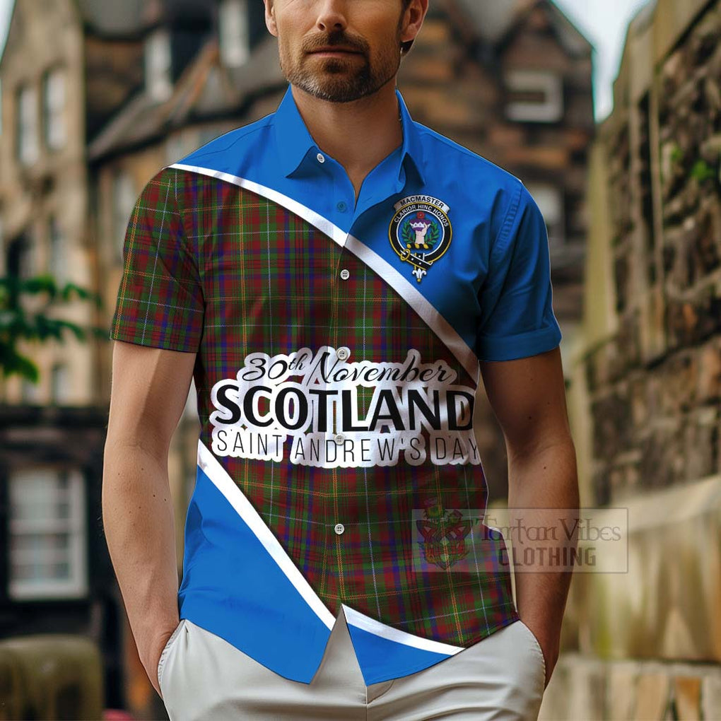 MacMaster (McMaster) Family Crest Tartan Hawaiian Shirt Celebrate Saint Andrew's Day in Style - Tartan Vibes Clothing