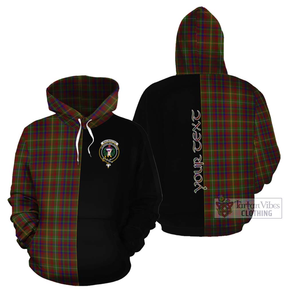 MacMaster (McMaster) Tartan Cotton Hoodie with Family Crest and Half Of Me Style Zip Hoodie - Tartan Vibes Clothing