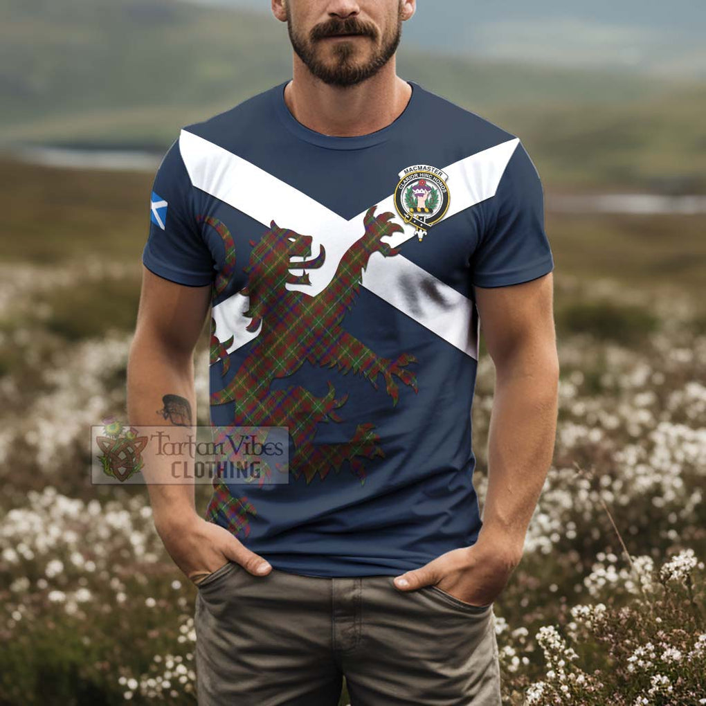 MacMaster (McMaster) Tartan Lion Rampant T-Shirt Proudly Display Your Heritage with Alba Gu Brath and Clan Name - Tartan Vibes Clothing