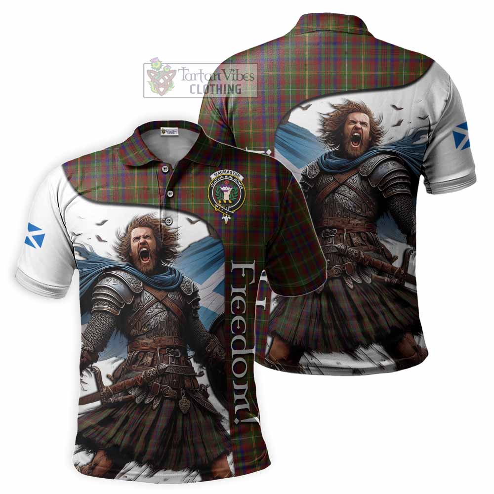 MacMaster (McMaster) Crest Tartan Polo Shirt Inspired by the Freedom of Scottish Warrior - Tartan Vibes Clothing