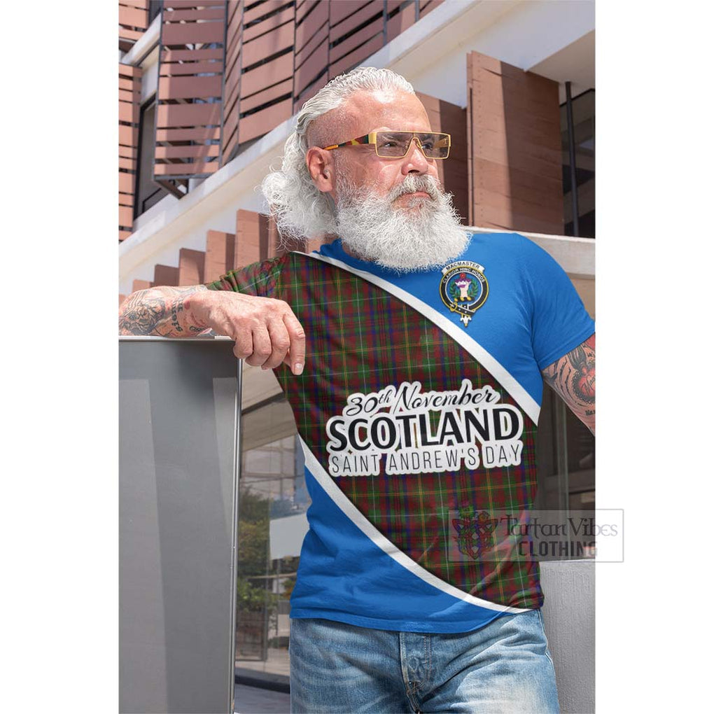 MacMaster (McMaster) Family Crest Tartan Cotton T-shirt Celebrate Saint Andrew's Day in Style - Tartan Vibes Clothing