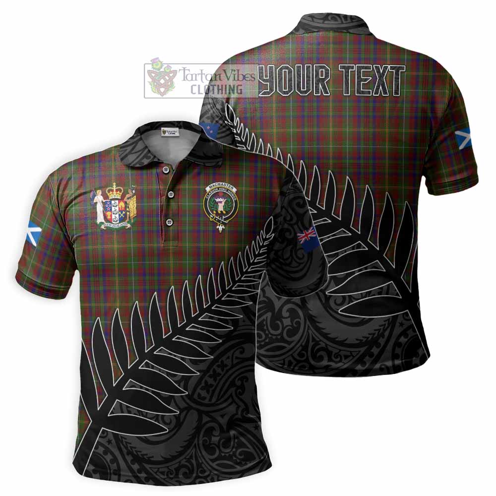 MacMaster (McMaster) Crest Tartan Polo Shirt with New Zealand Silver Fern Half Style - Tartan Vibes Clothing
