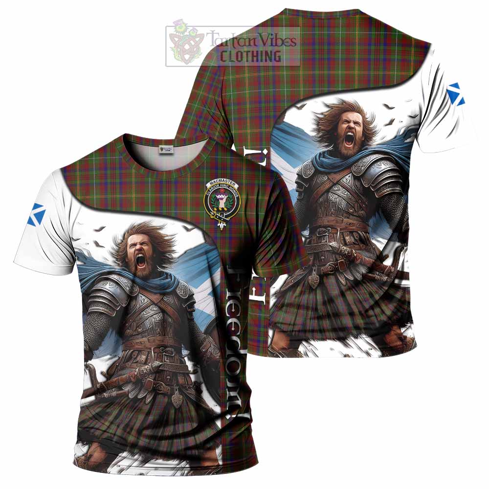 MacMaster (McMaster) Crest Tartan T-Shirt Inspired by the Freedom of Scottish Warrior - Tartan Vibes Clothing