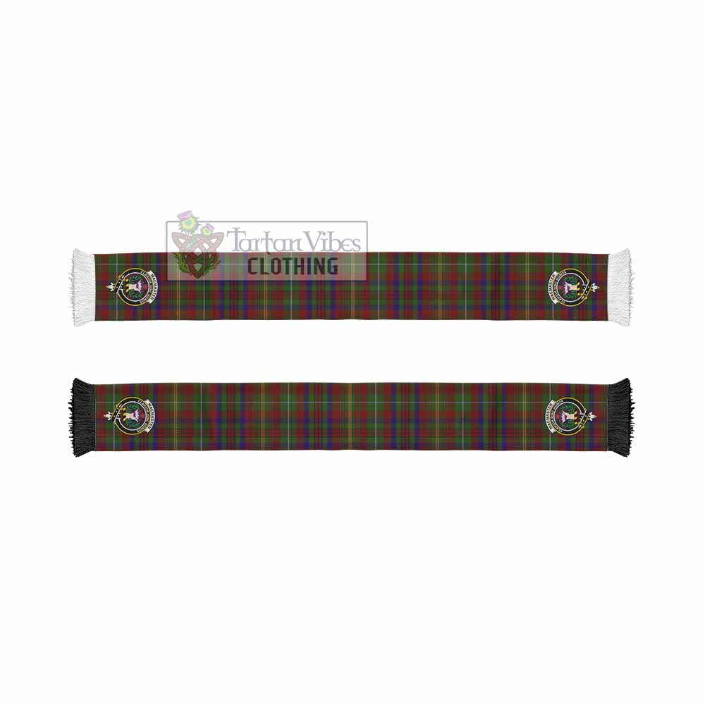 Tartan Vibes Clothing MacMaster (McMaster) Tartan Ruffneck Scarf with Family Crest