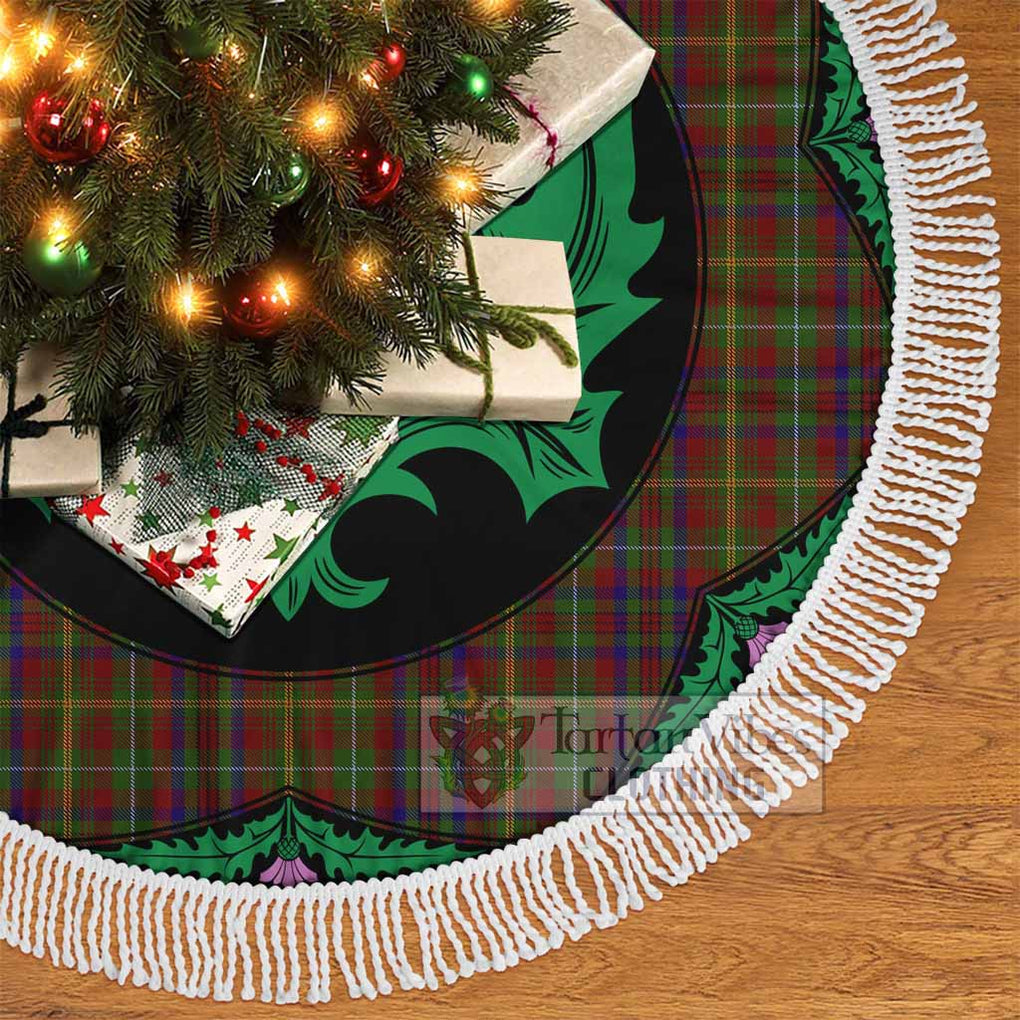 MacMaster (McMaster) Tartan Christmas Tree Skirt Scottish Thistle Style - Tartan Vibes Clothing