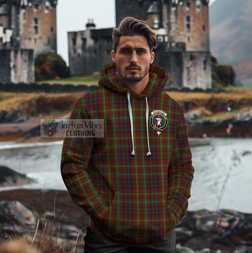 MacMaster (McMaster) Tartan Cotton Hoodie with Family Crest Celtic Skull Style - Tartan Vibes Clothing