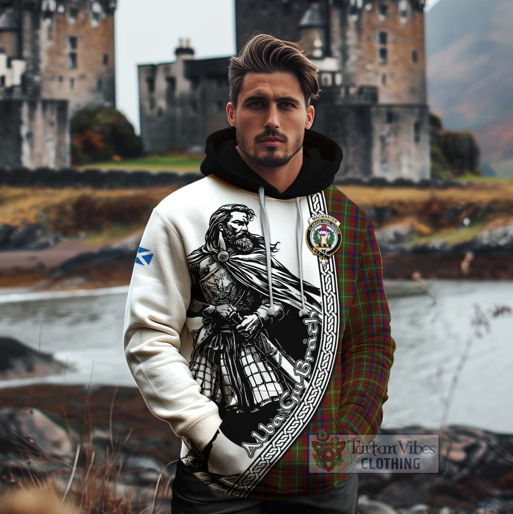 MacMaster (McMaster) Tartan Clan Crest Cotton Hoodie with Highlander Warrior Celtic Style - Tartan Vibes Clothing
