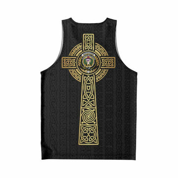 MacMaster (McMaster) Clan Crest Men Tank Top with Celtic Tree of Life Inspired